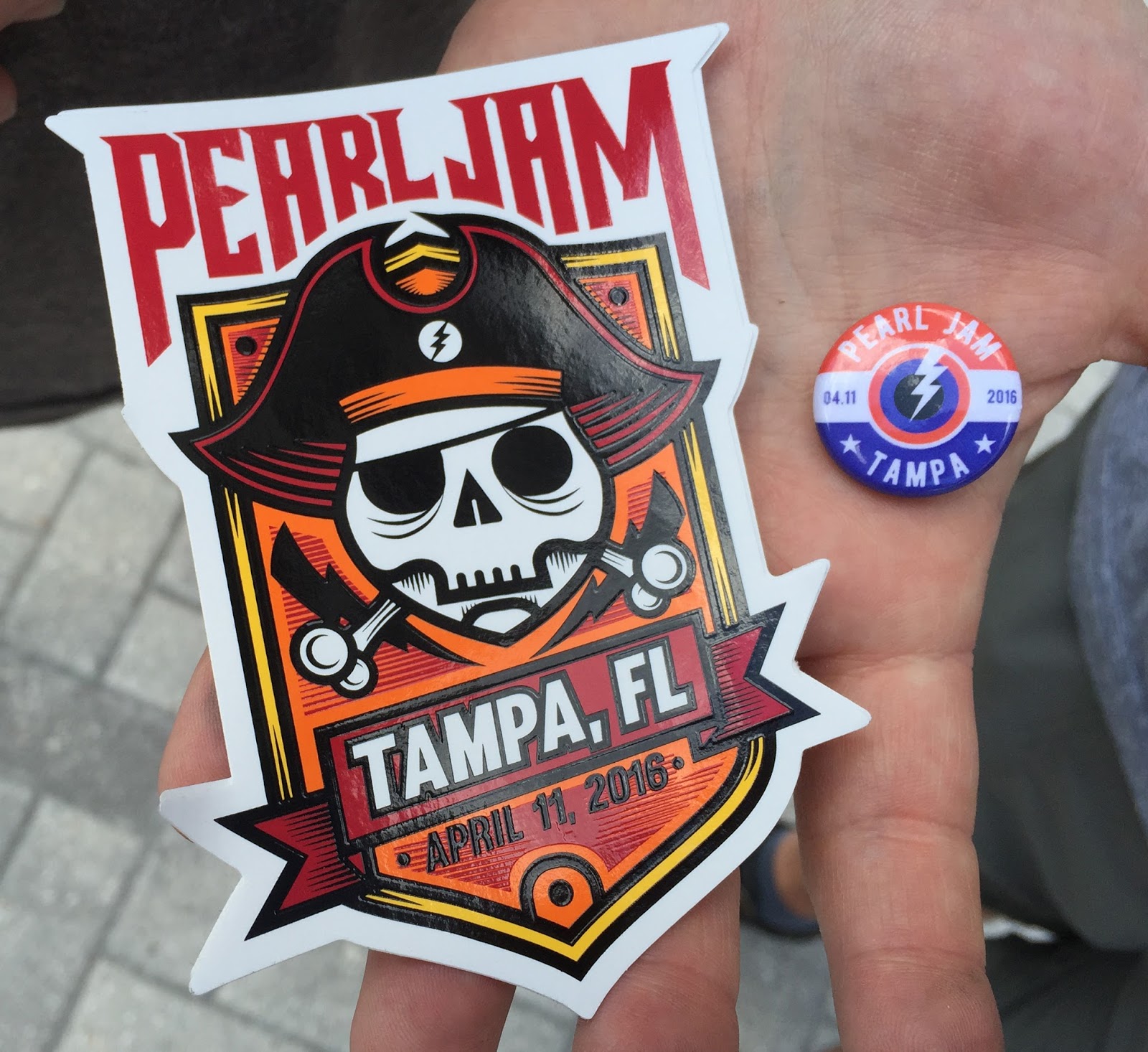 INSIDE THE ROCK POSTER FRAME BLOG: Don Pendleton Pearl Jam Tampa Poster