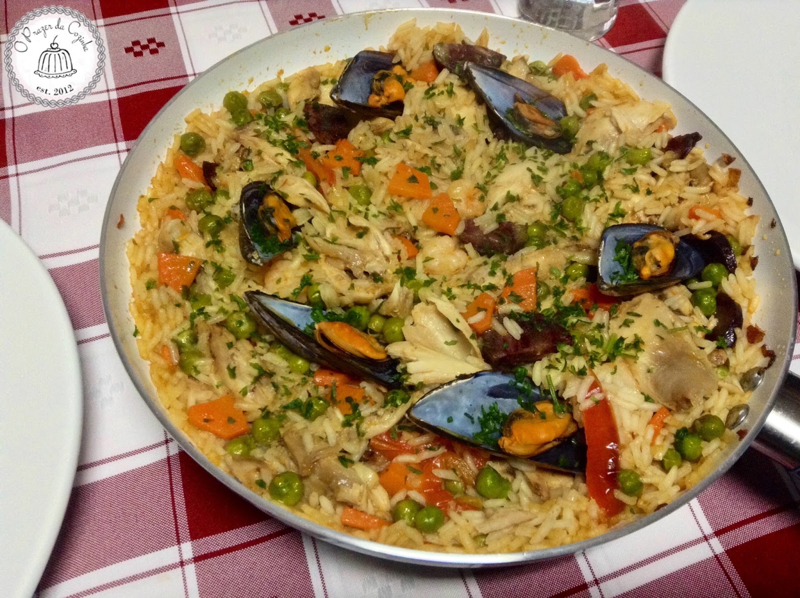 Paella de Frango O Prazer da Cozinha
