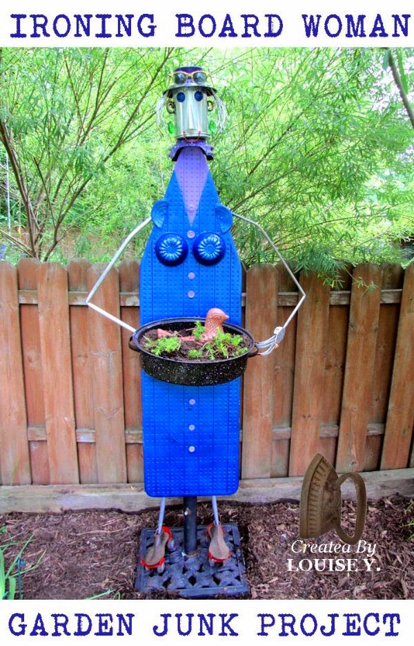 DIY Garden Art Made From Junk DIY Craft Projects