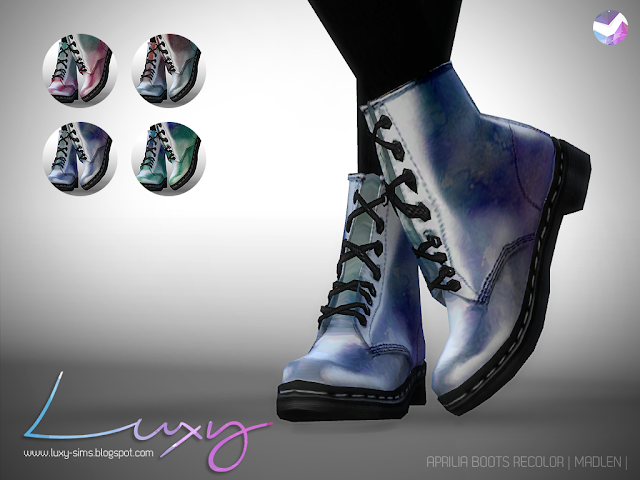 LuxySims: Aprilia Boots [RECOLOR]