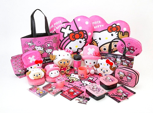 Flying Vibes: One Piece x Hello Kitty