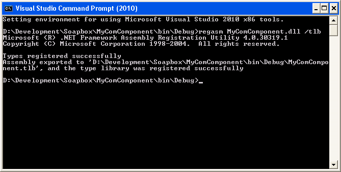 Developer Command Prompt For Visual Studio