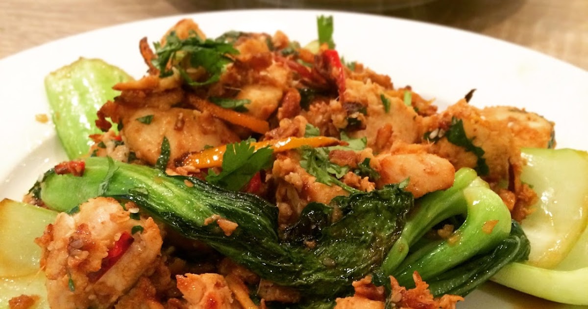 Orange Sesame Chicken and Bok Choy