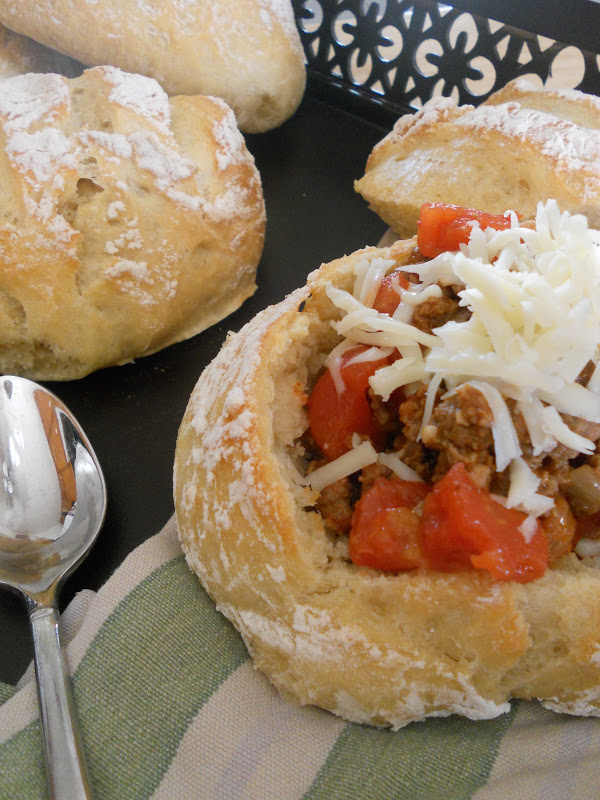 Chunky Beer Chili in Homemade Bread Bowls Ally's Sweet & Savory Eats