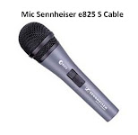 Sennheiser e825S Handheld Cardioid Microphone Cable Asli