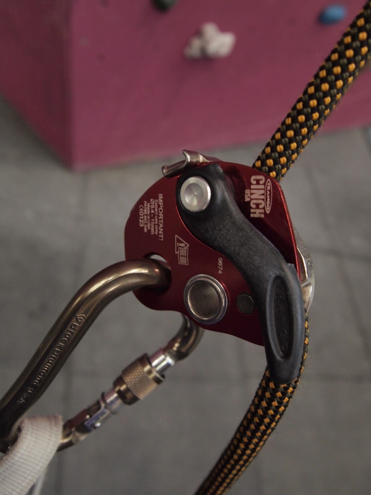 Ahem! Trango Cinch