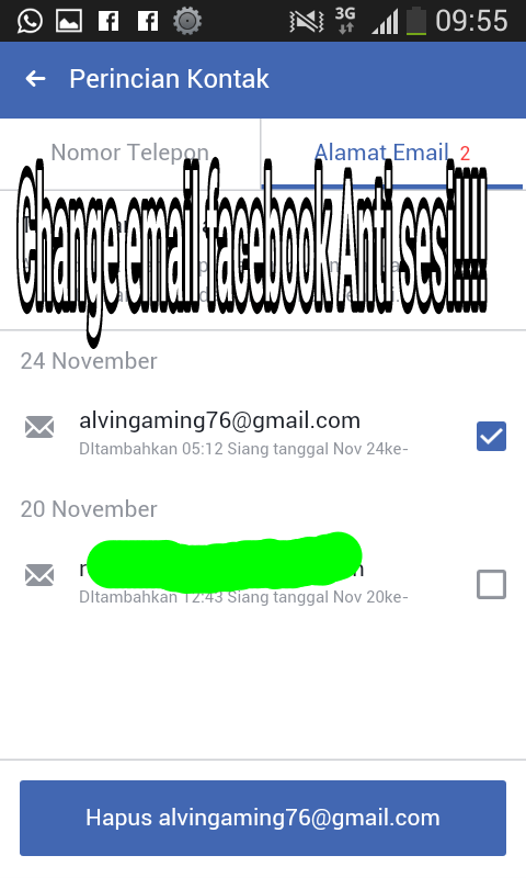 Cara Change Email Facebook Anti Sesi 100 Alvinpedia45