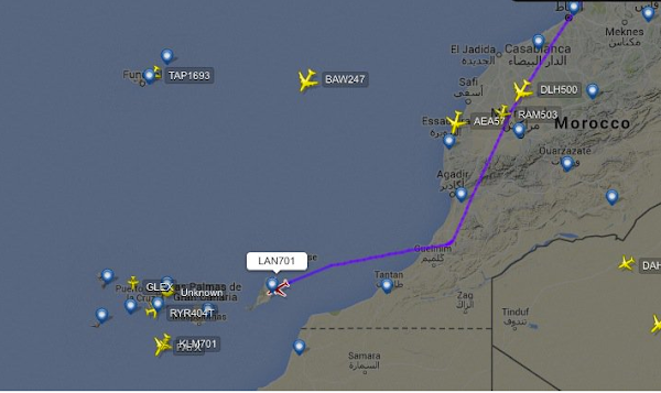 Vuelo Milán - Sao Paulo desviado a Gran Canaria Vuelo Milán - Sao Paulo desviado a Gran Canaria