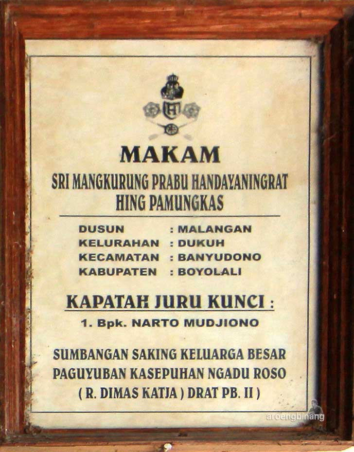 makam ki ageng pengging sepuh boyolali