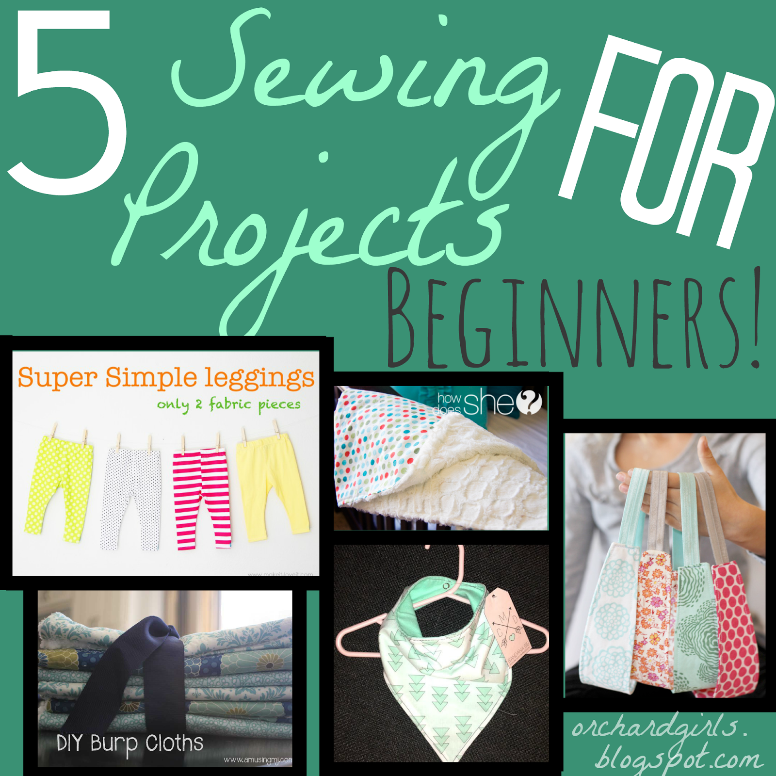 5 Sewing Projects for Begginers