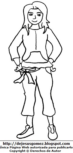 DIBUJOS FOTOS ACROSTICO Y MAS: DIBUJOS DE MUJERES JOVENES PARA COLOREAR