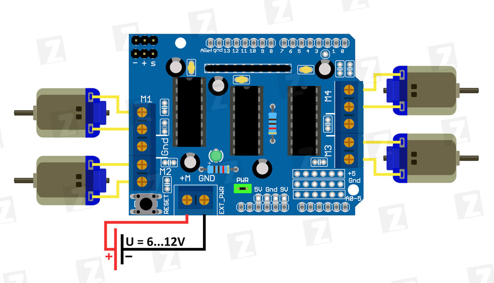 L293d подключение к ардуино. L293d схема к ардуино. Драйвер моторов l293d ардуино. Драйвер моторов l293d ардуино. L293d подключение к ардуино.