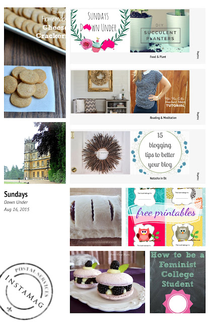 Featured bloggers are found at the #sundaysdownunder flipboard magazine