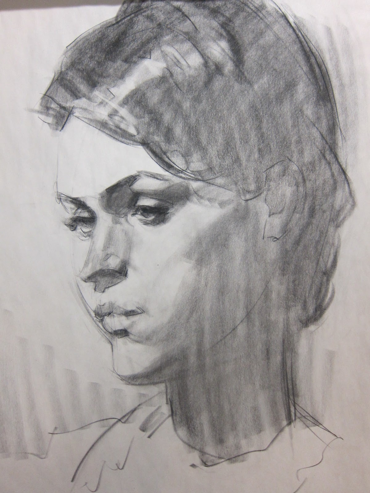 Sketchblog Chris Chien: Head Drawing Class Review (Continuing the Fred ...