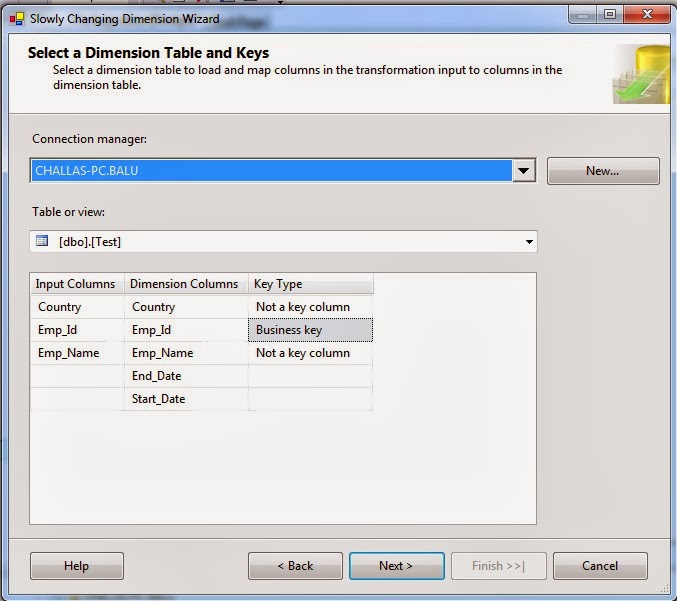 Slowly Changing Dimension Transformation
