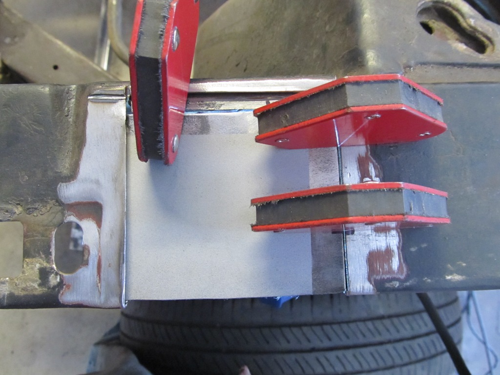 Fender apron patches a typical vintage Mustang trouble spot