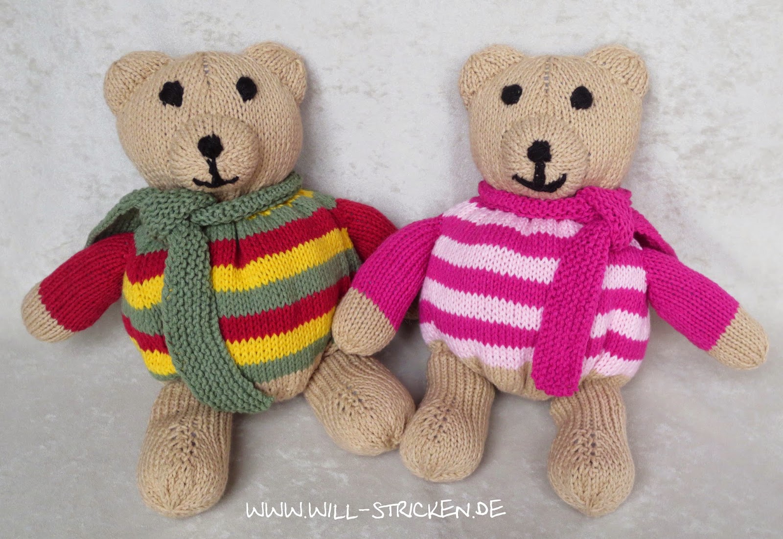 Anleitung Teddy Stricken In Einem Stück