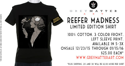Reefer Madness T-Shirt by Timothy Pittides x Grey Matter Art
