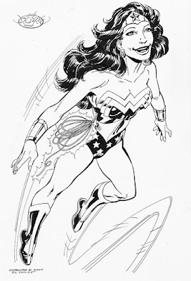 Wonder Woman drawing by John Byrne