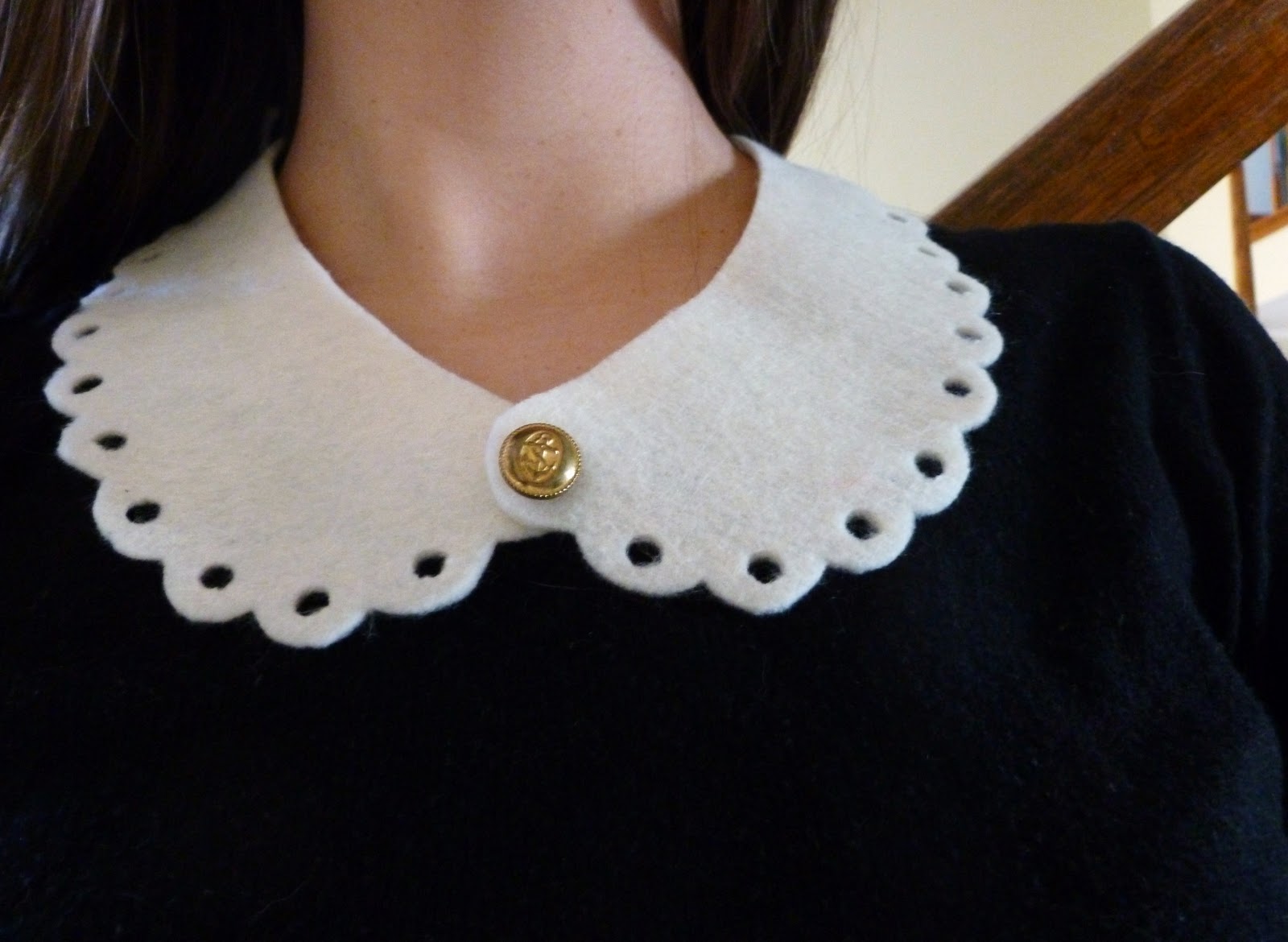 Letters from the Lighthouse DIY Peter Pan Collar