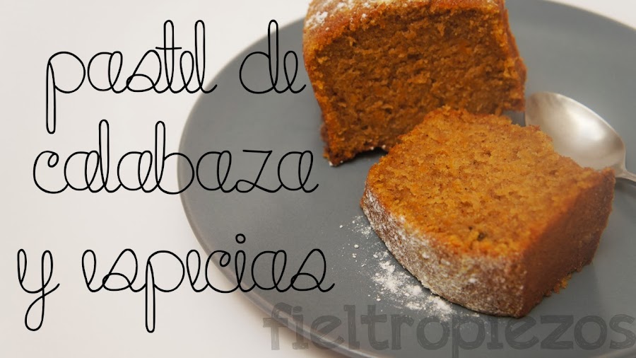 pastel de calabaza y especias