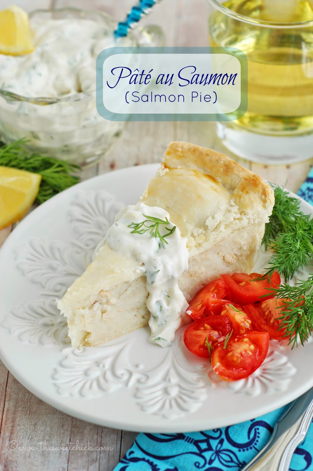 Pate au Saumon(Salmon Pie) by The Sweet Chick