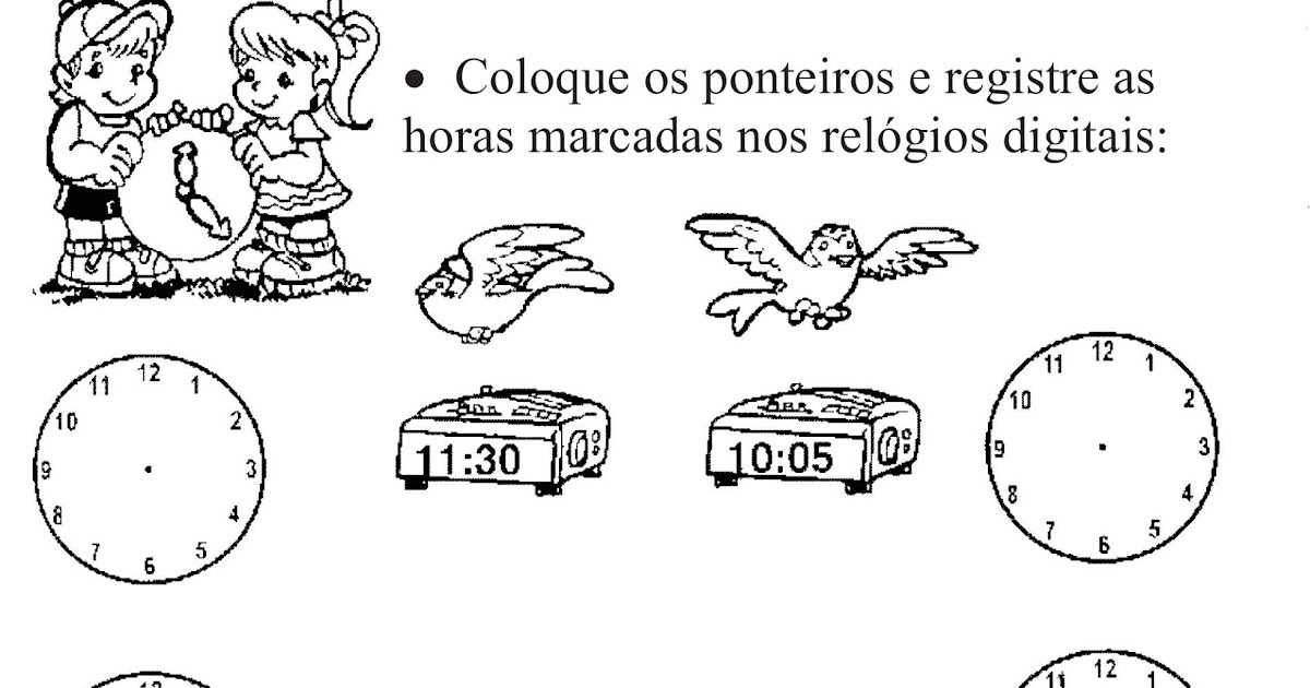 Dominó das Horas - 0-12h Schubi matemática terapia