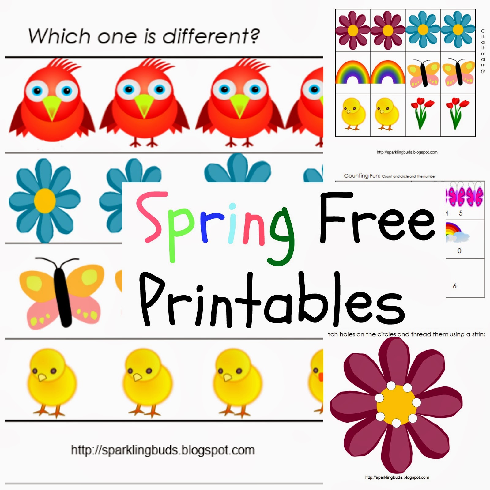 Free Spring Printables – sparklingbuds