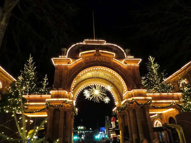 Tivoli Christmas market in Copenhagen