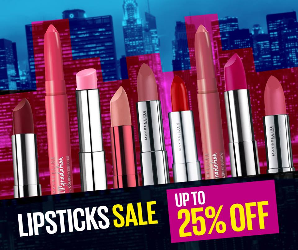 The Daily Talks Maybelline Make Up Madness Sale until May 31