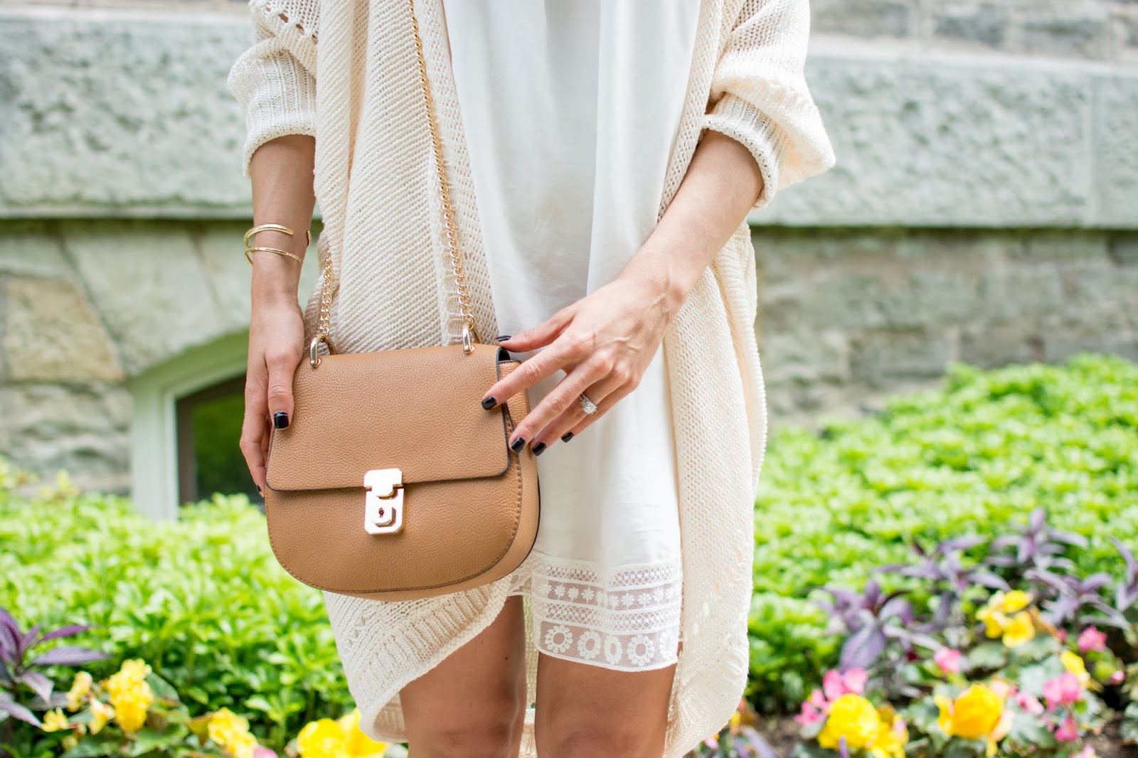 OOTD - White On White + Fast Fashion Bags | La Petite Noob | A Toronto ...