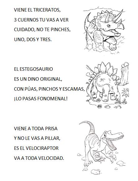 AULA DE ILUSIONES: Algunas poesías sobre dinosaurios