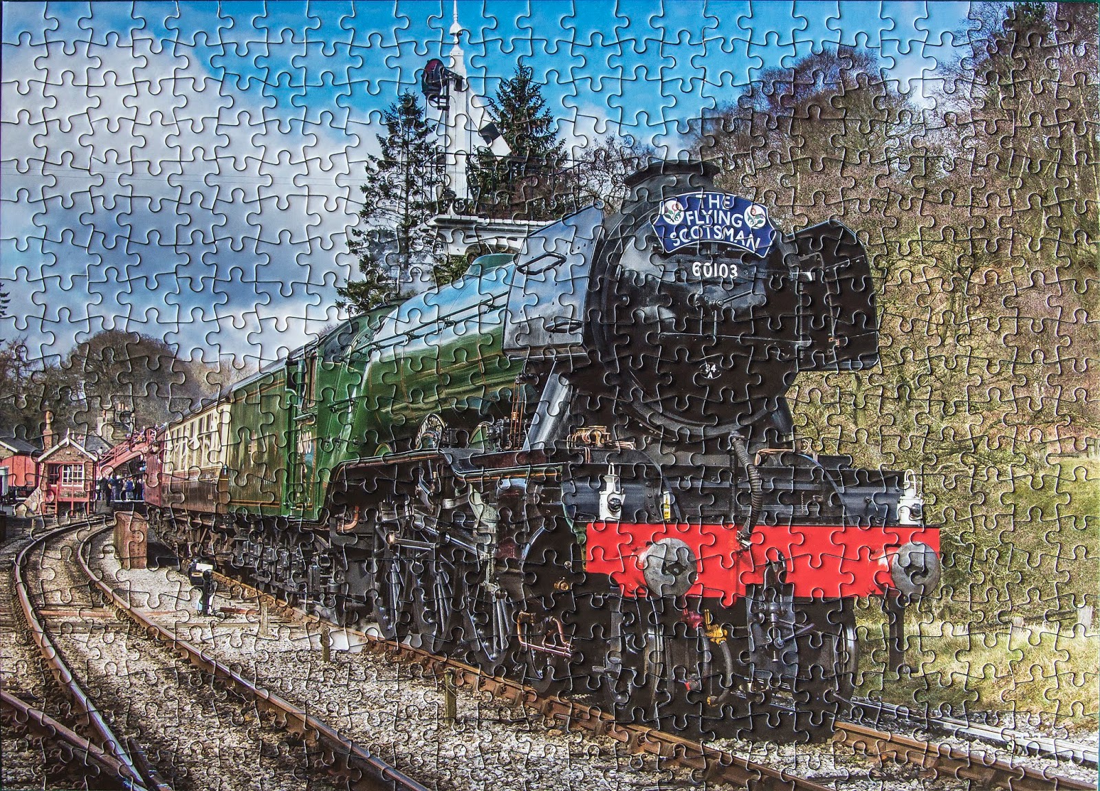 STEAM TRAINS AND JIGSAW PUZZLES