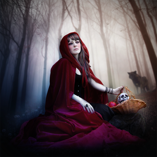 Create a Red Riding Hood Artwork in Photoshop