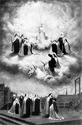 MÁRTIRES DE COMPIÈGNE MARTIRIO DE LAS MONJAS CARMELITAS (†1794) Fiesta 17 de Julio