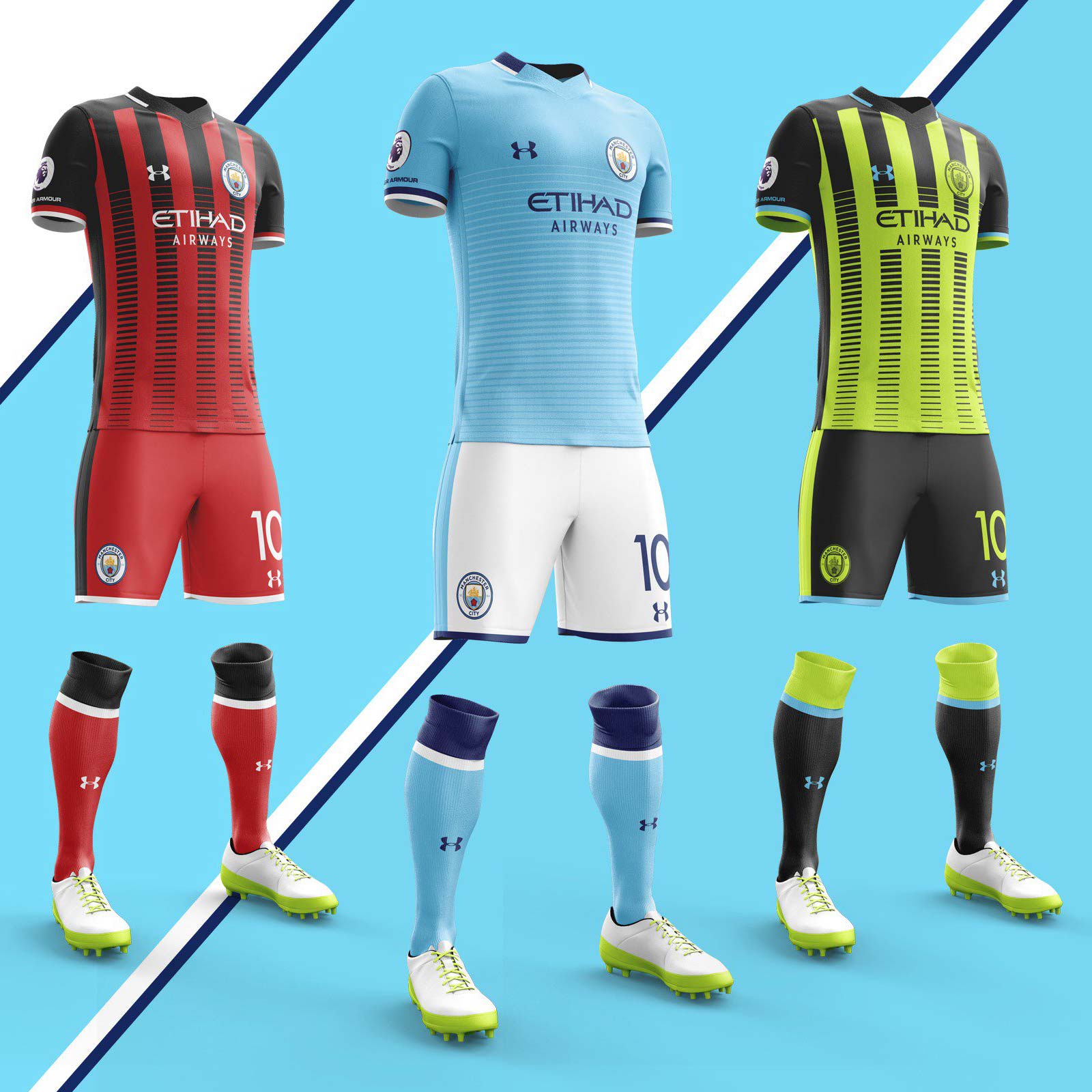 How Under Armour's Manchester City Kits Could Look Like Footy Headlines
