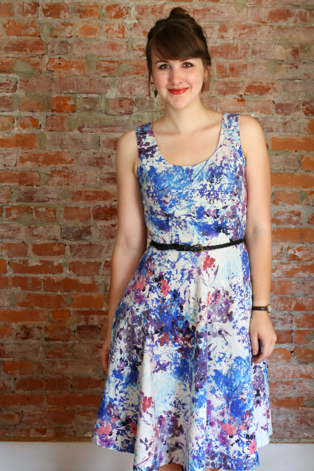 four square walls: a painterly dress