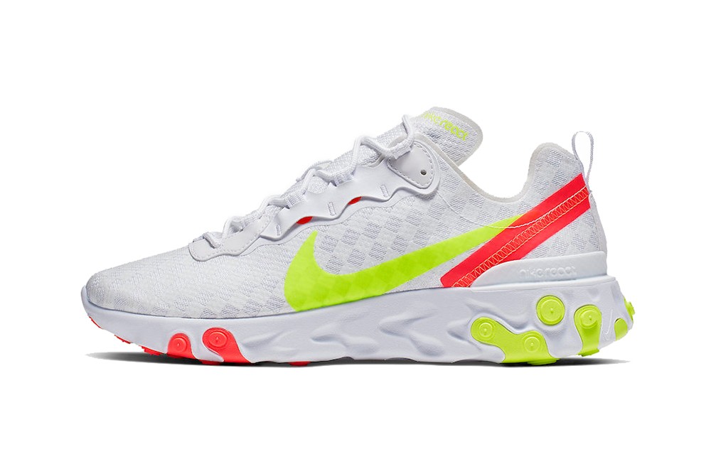 nike react element 55 pistachio frost digital pink
