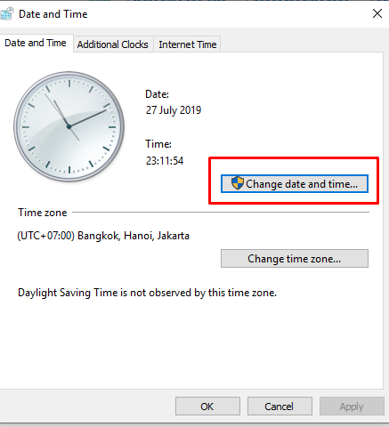 change date and time untuk merubah setting tanggal lebih spesifik
