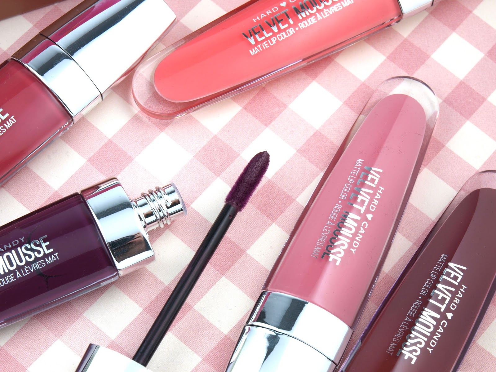 Hard Candy Velvet Mousse Matte Lip Color Review and Swatches The