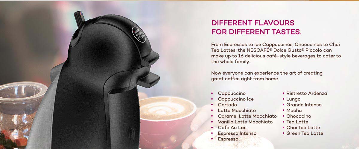 ReviewNescafe Dolce Gusto Piccolo Coffee Machine YUK'S TROVE