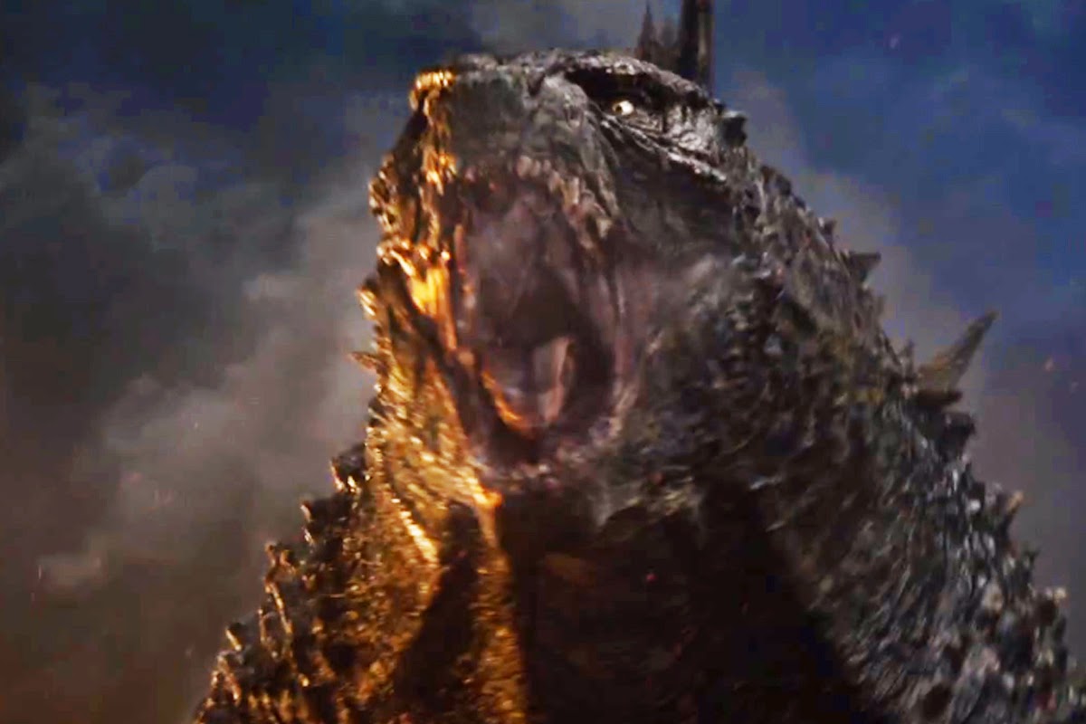 Gambar Wajah Godzilla 2014 dari Dekat Monster Versus Muto 