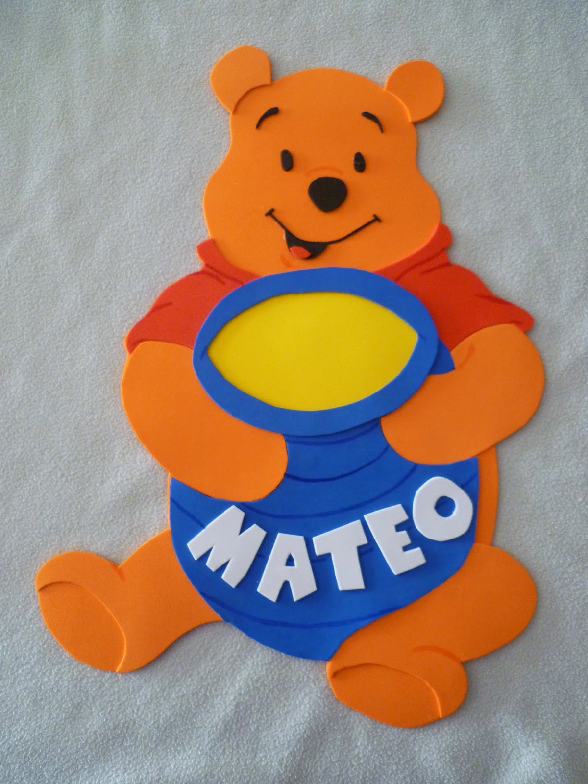 Creaciones Bastián : Winnie Pooh, goma eva