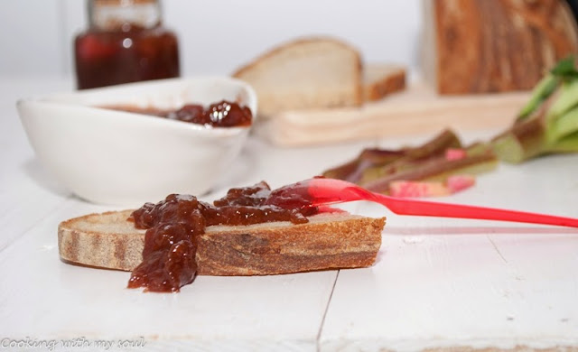 Gem de rubara / Rhubarb jam