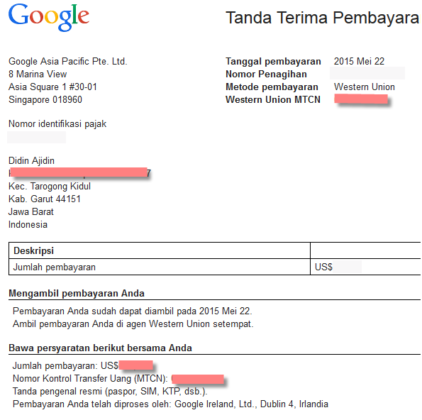 Menerima Pembayaran Google AdSense Melalui Bank: Panduan Lengkap dari Persiapan hingga Pencairan