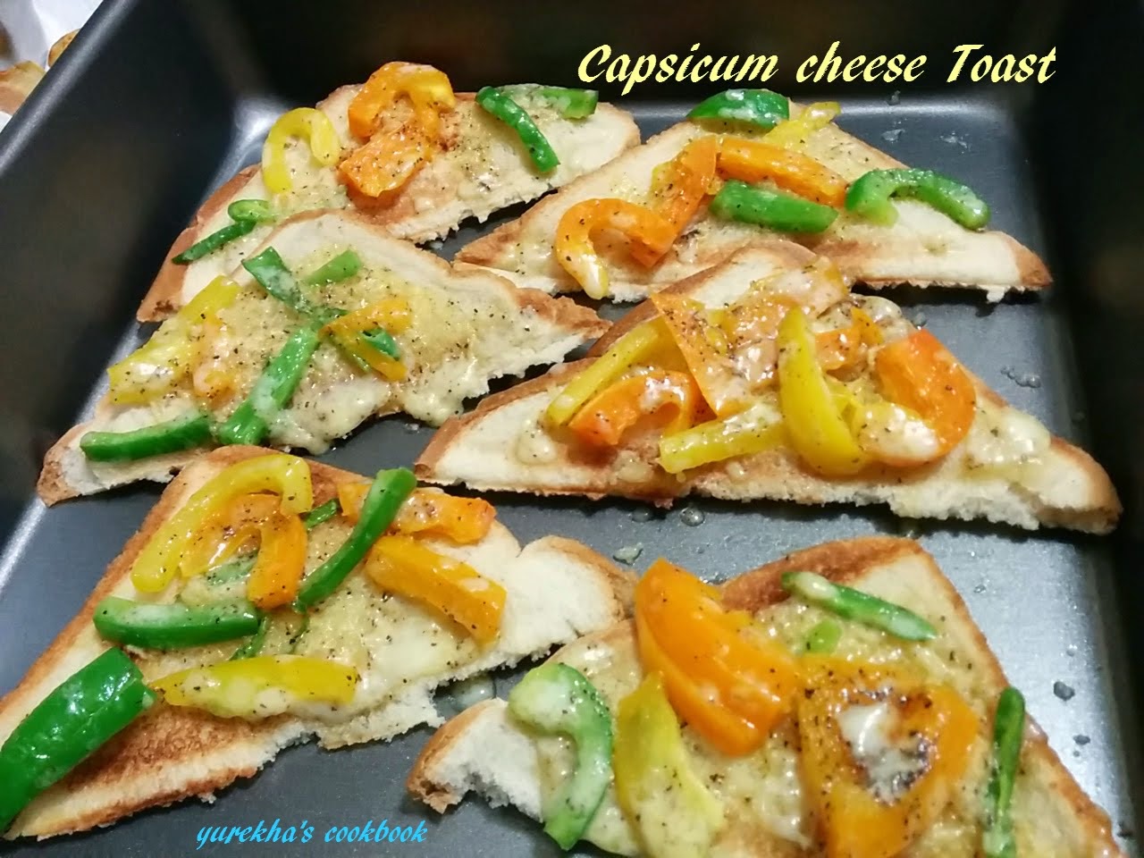 Capsicum cheese toast