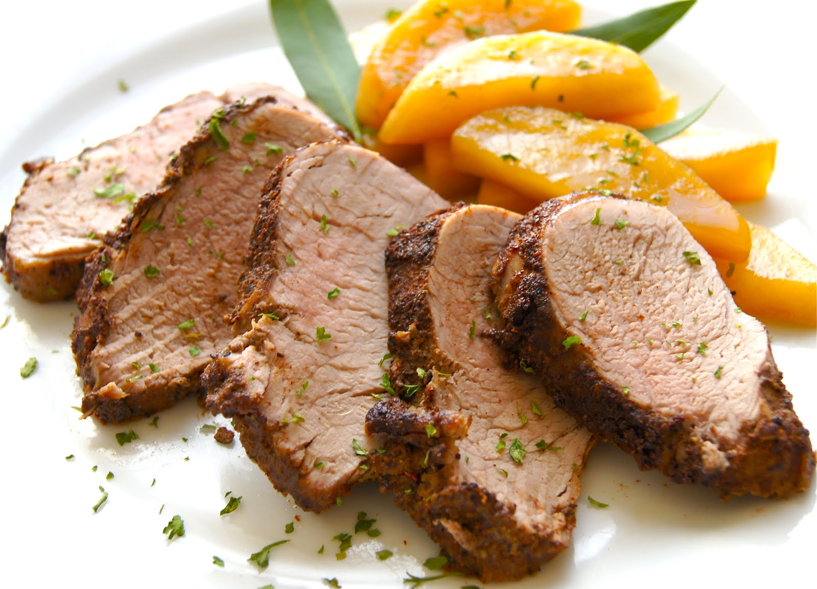 Healthy and Gourmet SpiceRubbed Pork Tenderloin with Apples