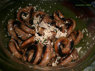 taralli arabi di grano saraceno con ricotta affumicata