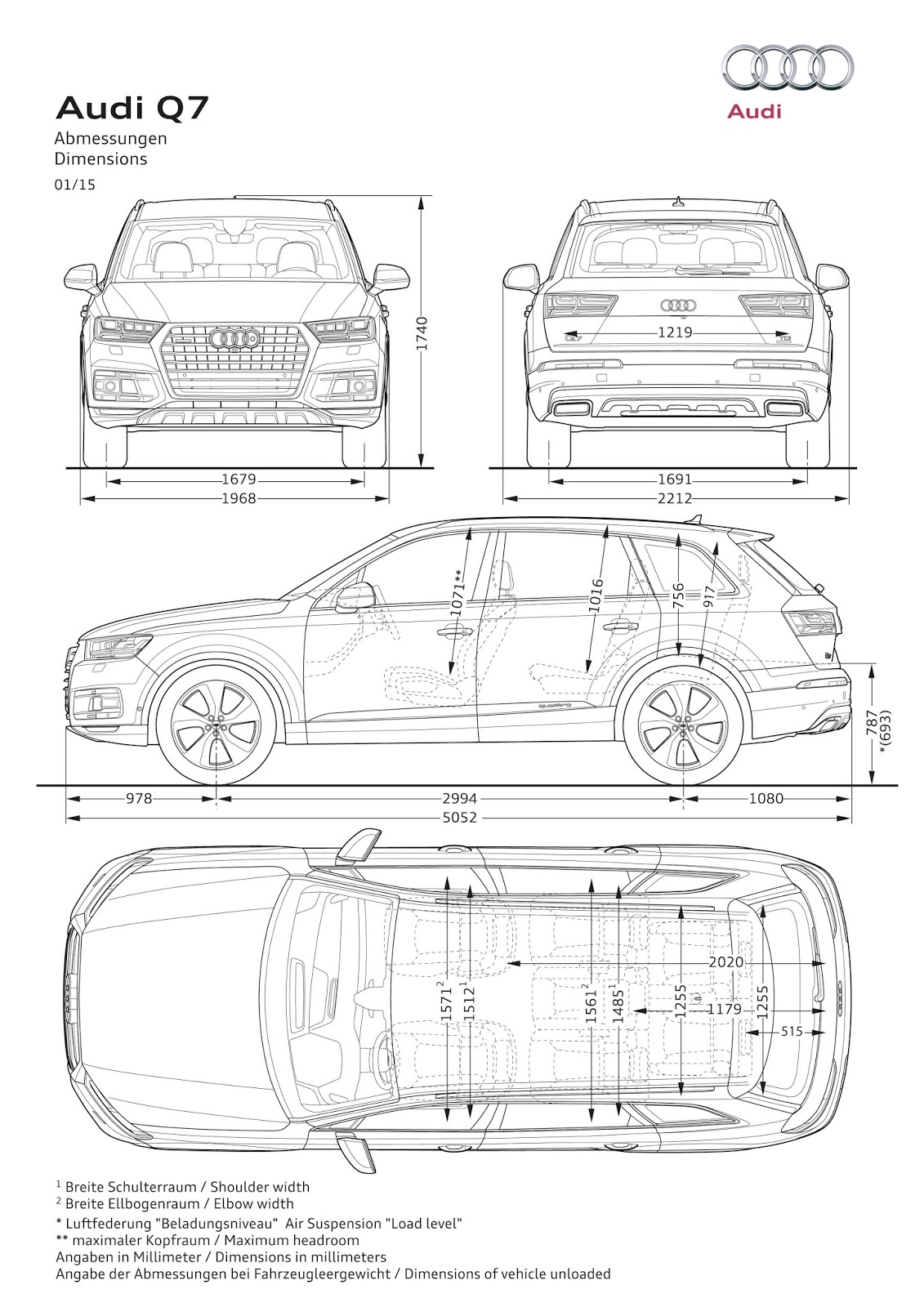 2015 Grand Auto Show 2016 Audi Q7 Dimensions Engines And E