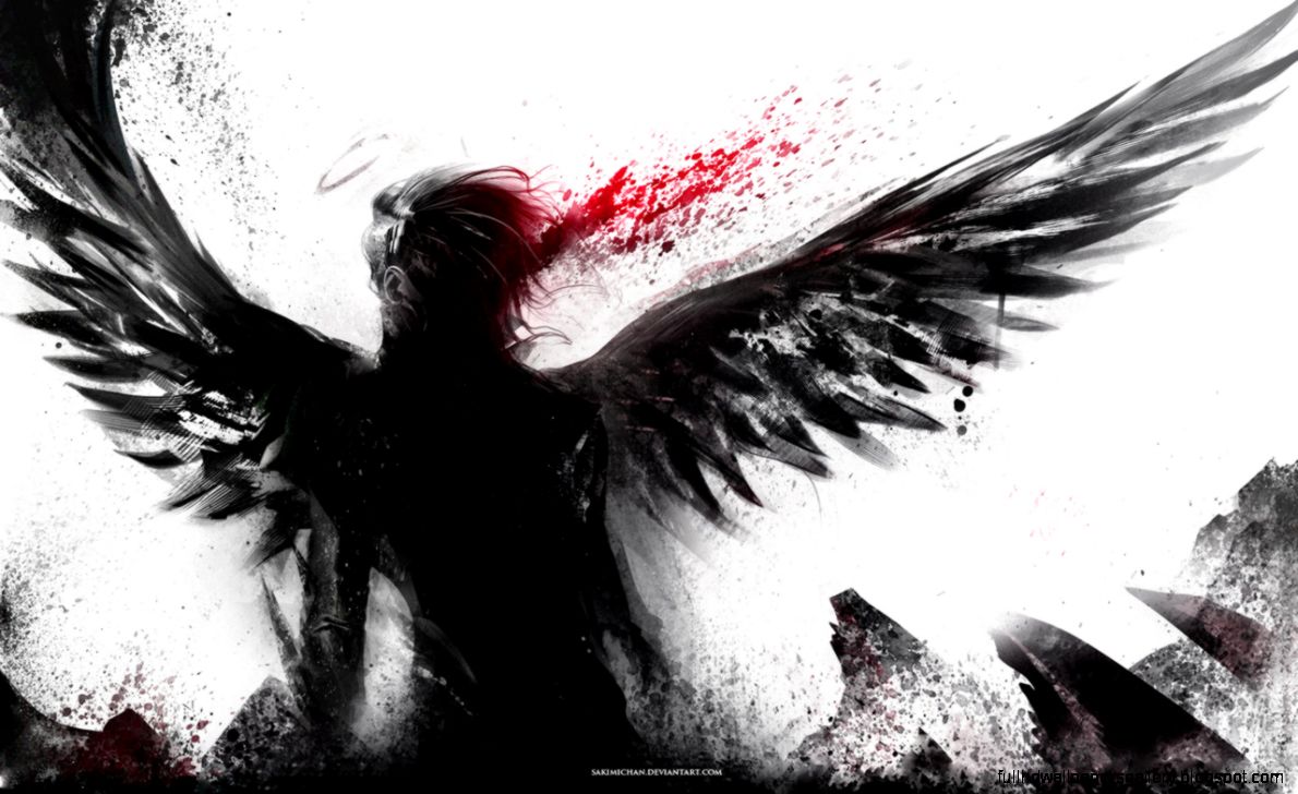 Anime Fallen Angel Boy